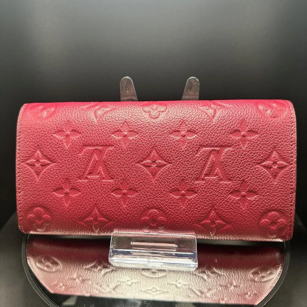 Louis Vuitton Monogram Empreinte Envelope Continental Wallet w/COA - Picture 2 of 8